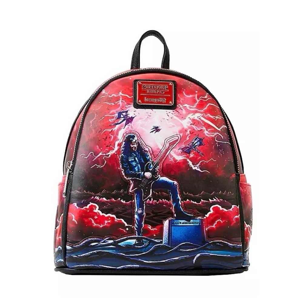 loungefly x stranger things eddie tribute mini backpack halloween horror nights